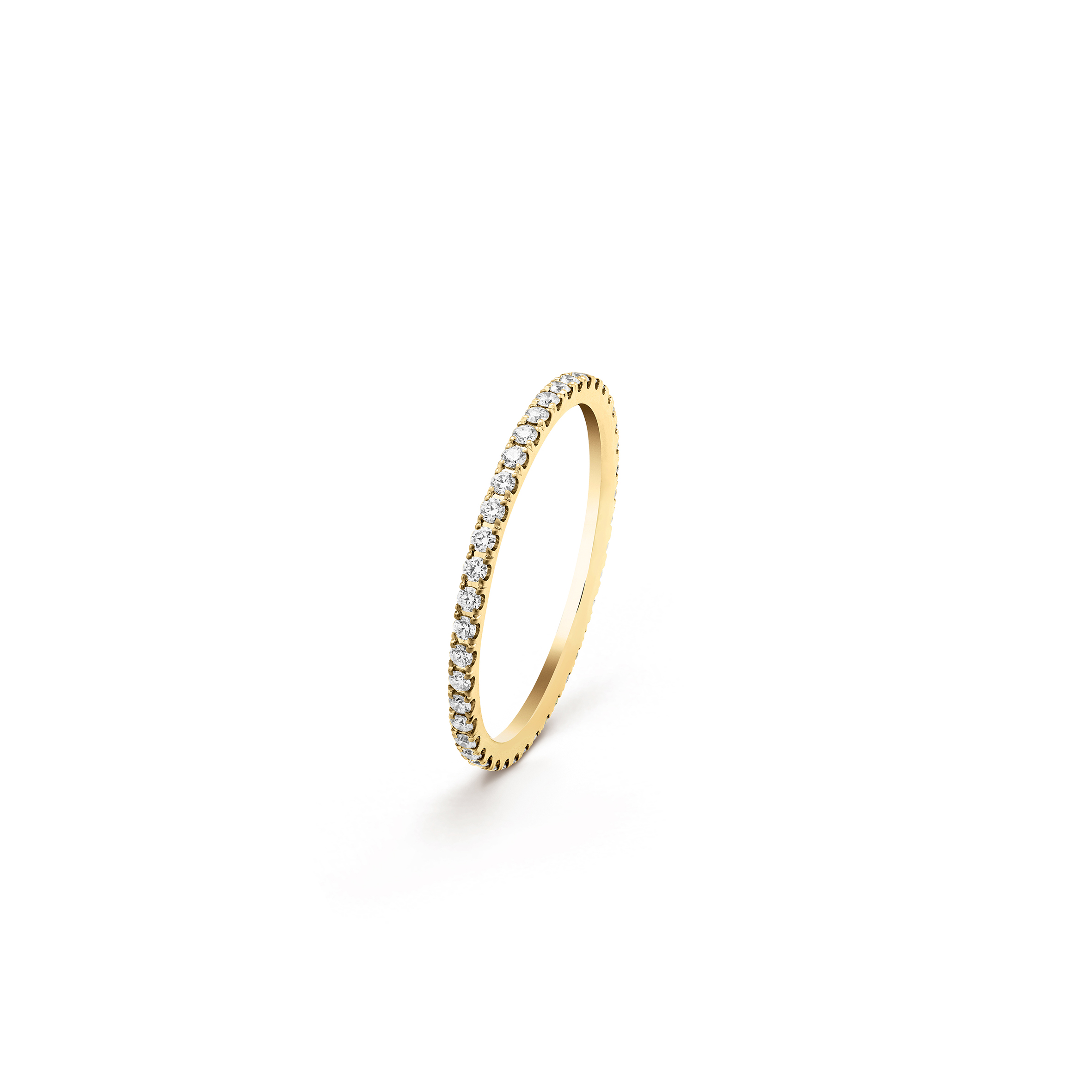 V*N CL*F arpels fÉlicitÉ wedding band, 1.25 mm - yellow gold, diamond  vcaro8bn00
